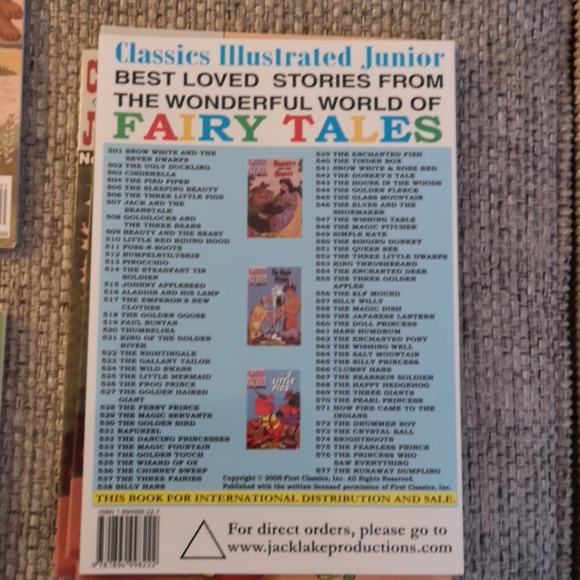 Set of 7 Classic Illustrated Jr Comic Story Books - Picture 10 of 10